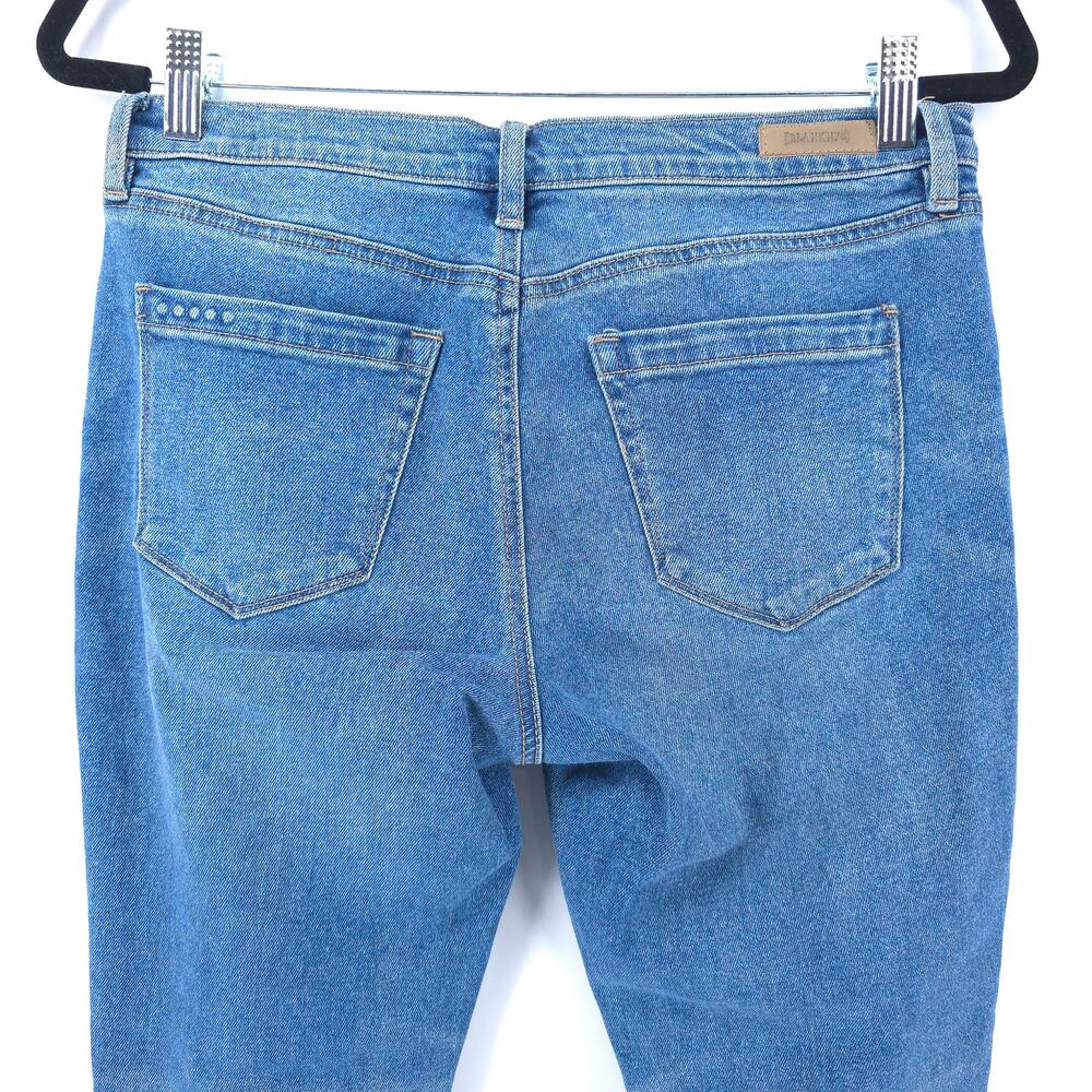Blank NYC Womens The Reade Crop Mid Rise Raw Hem Skinny Jean |28 - Picture 11 of 13